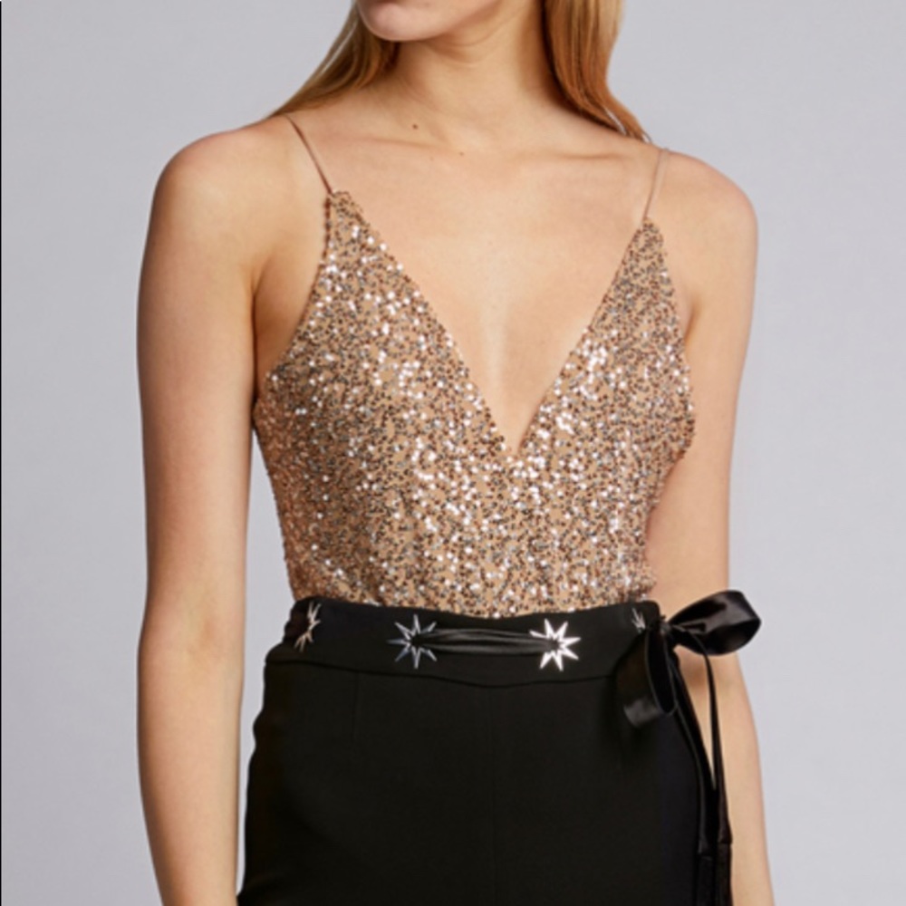 Jonathan Simkhai Sequin Bodysuit